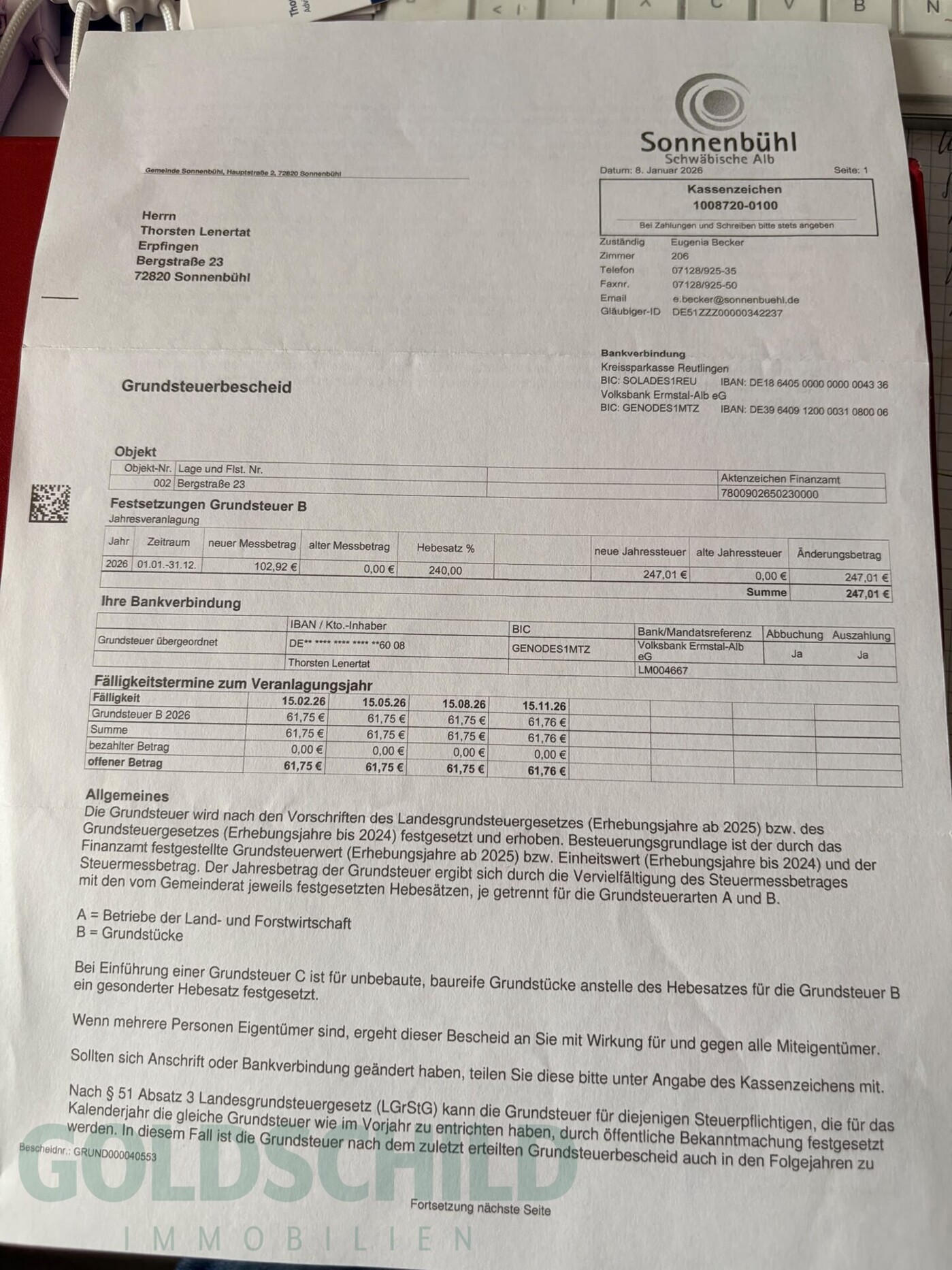 Grundsteuerbescheid_2026_Bergstraße_23