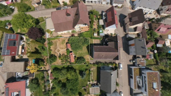 Bauplatz Hochdorf Drohnenaufnahme