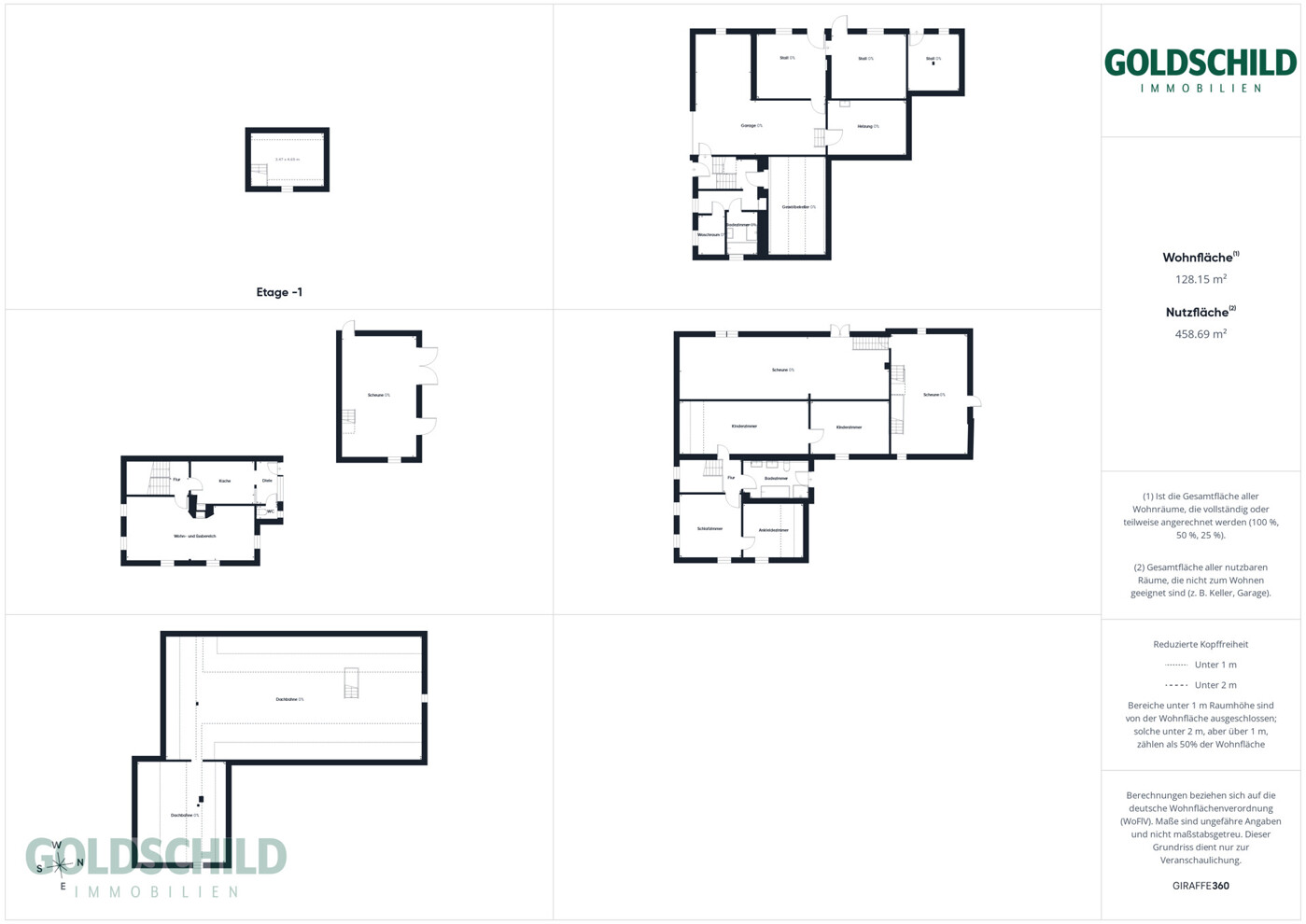 Casa unifamiliare/Terreno edificabile a Hochdorf - Planimetria completa