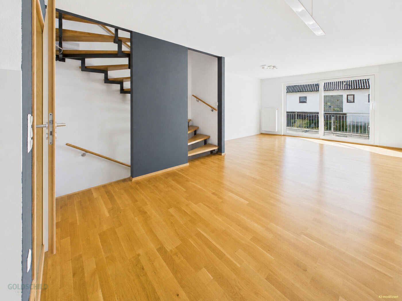 Casa unifamiliare_Aichtal Soggiorno-sala da pranzo (modificata con IA)