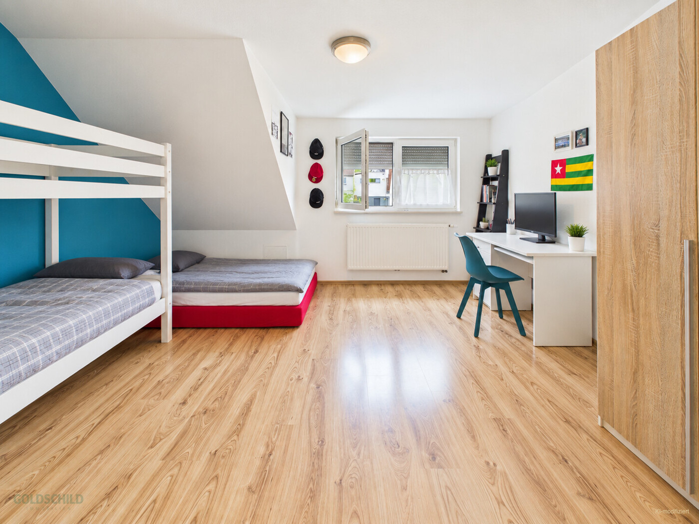 Mehrfamilenhaus_Aalen_2.OG_Schlafzimmer 2 (KI-modifiziert)