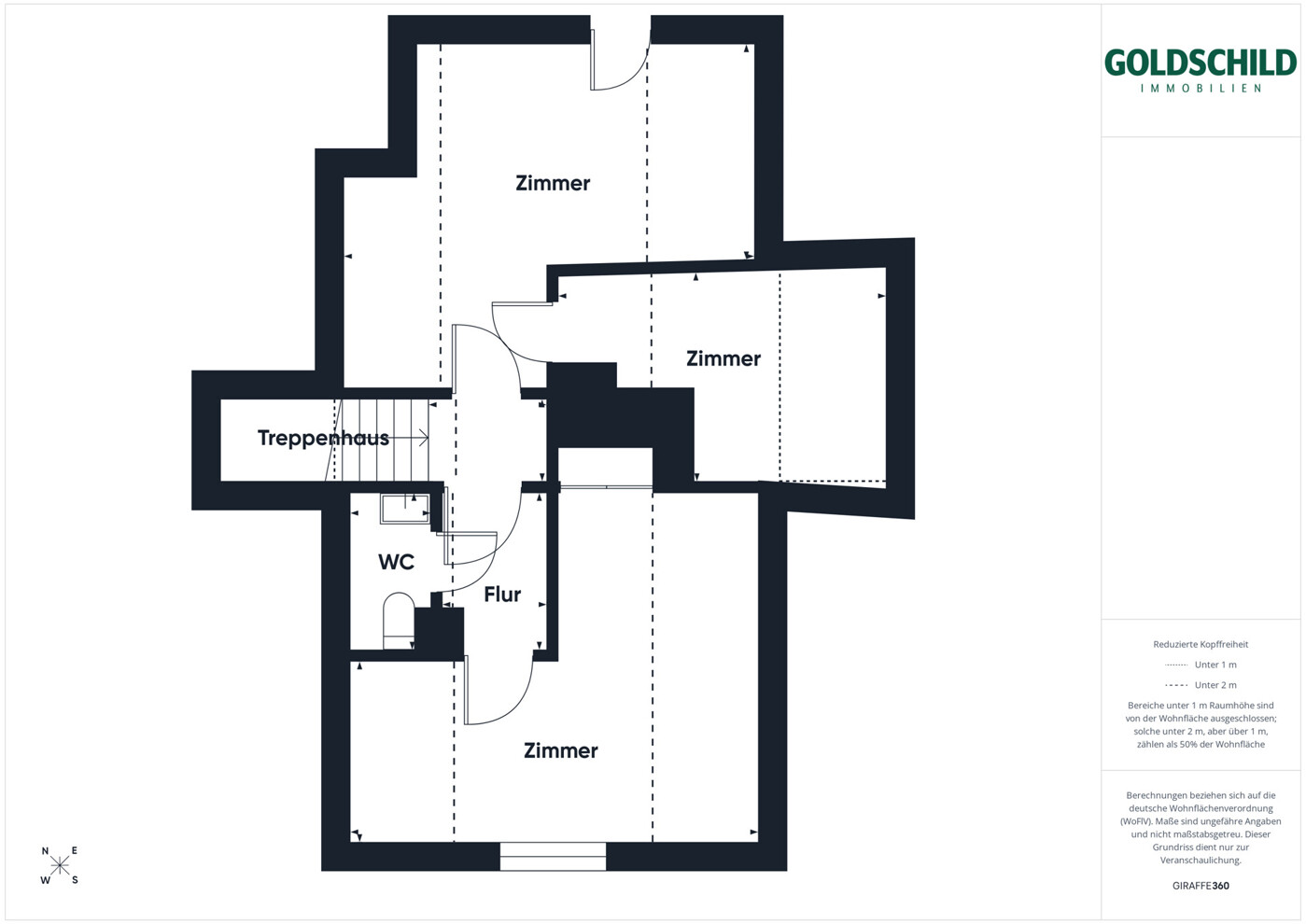 Zweifamilienhaus Großbettlingen Grundriss DG