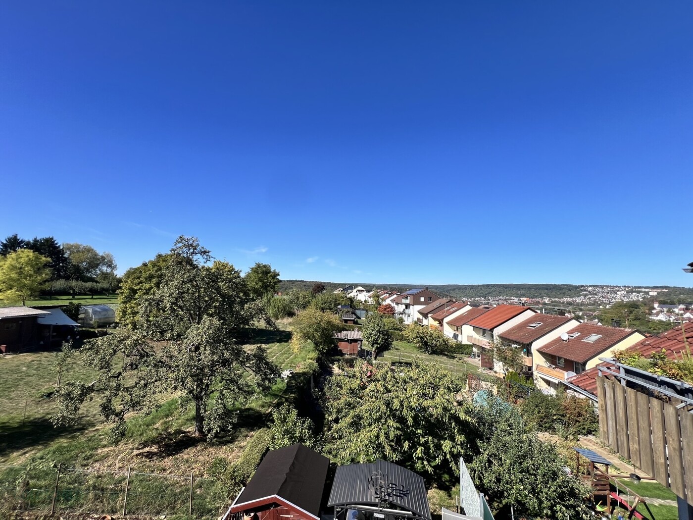 Vista dal balcone