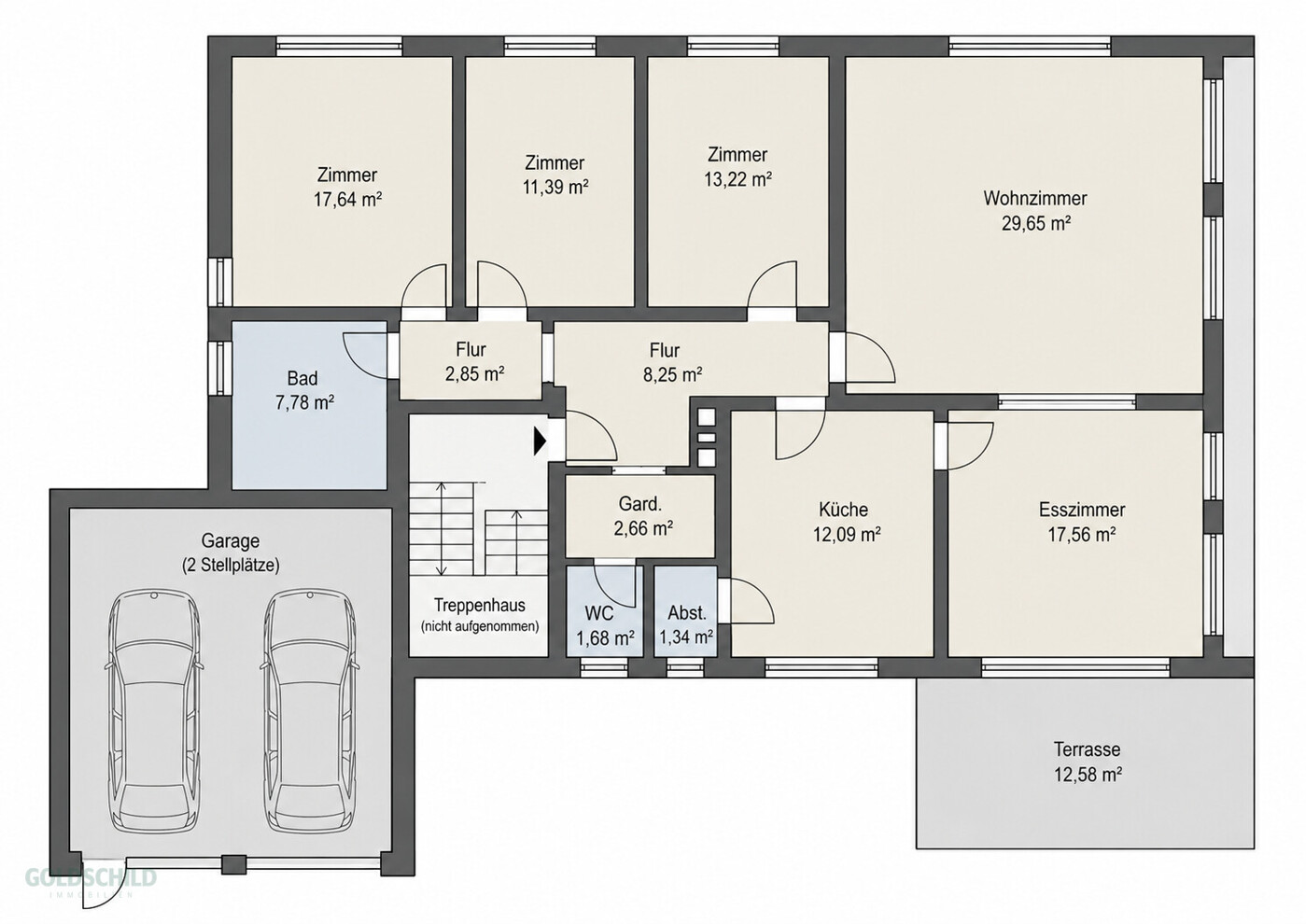 Zweifamilienhaus Schömberg Grundriss EG