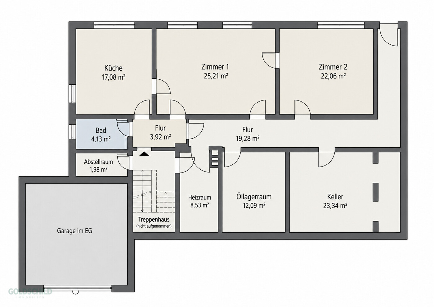 Zweifamilienhaus Schömberg Grundriss UG
