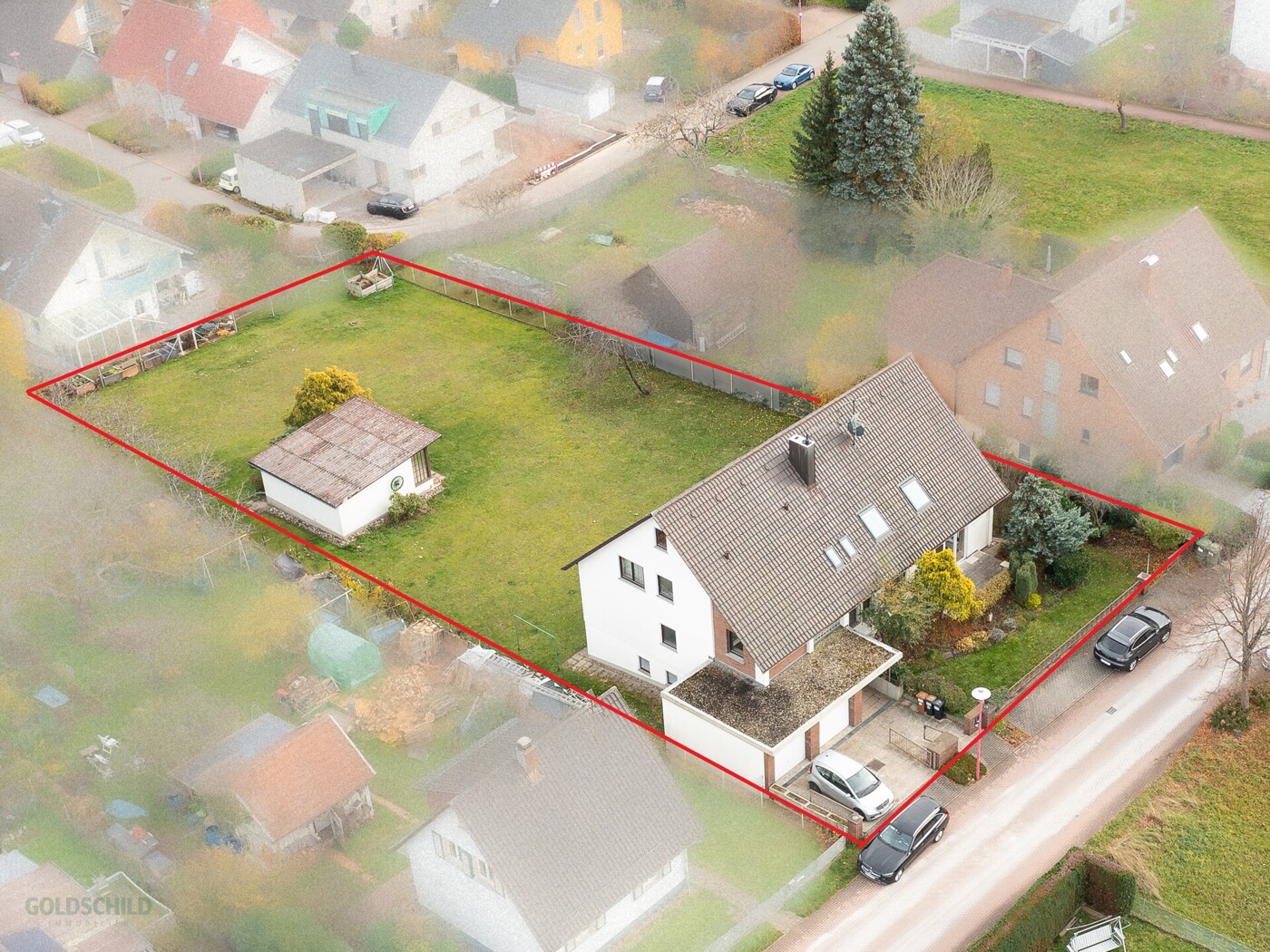 Zweifamilienhaus Schömberg Draufsicht