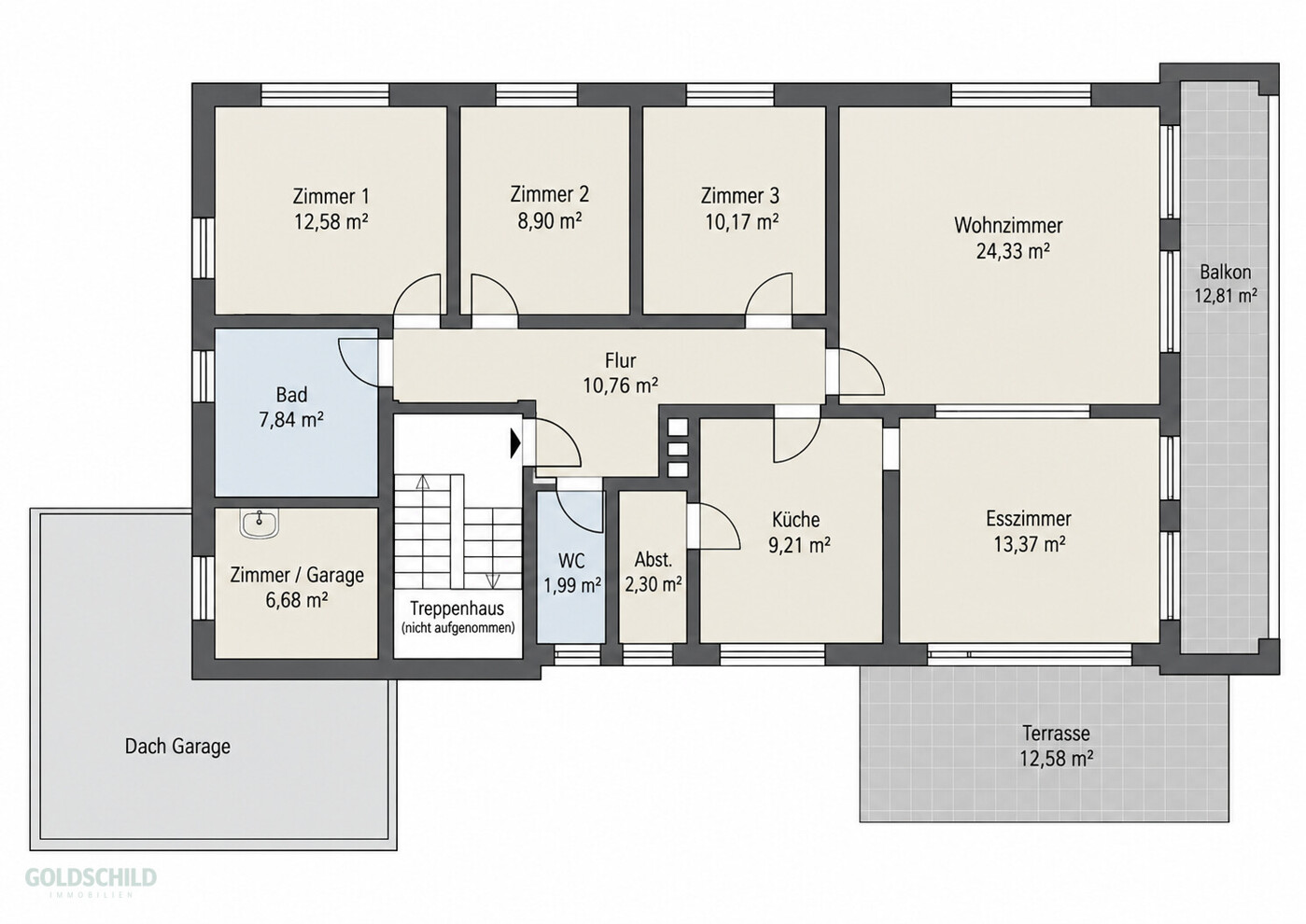Zweifamilienhaus Schömberg Grundriss DG