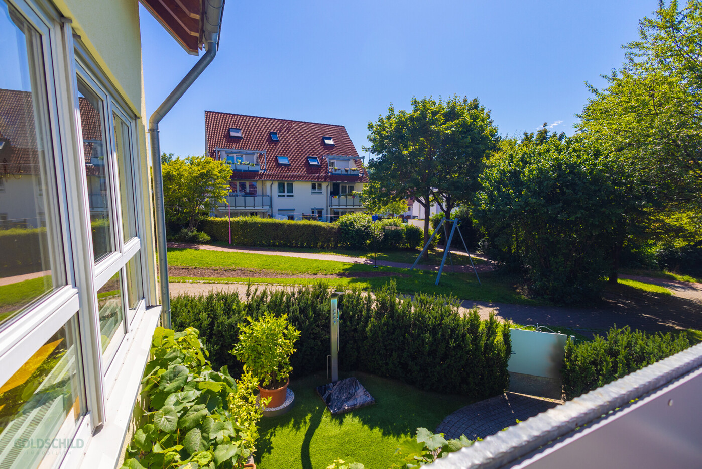 Ausblick vom Südbalkon