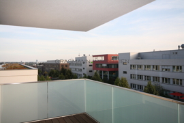 Blick vom Balkon