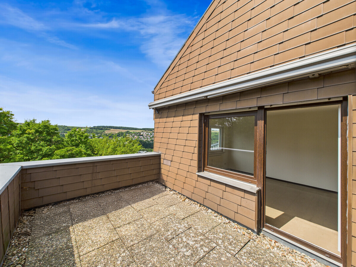 Blick von der Dachterrasse