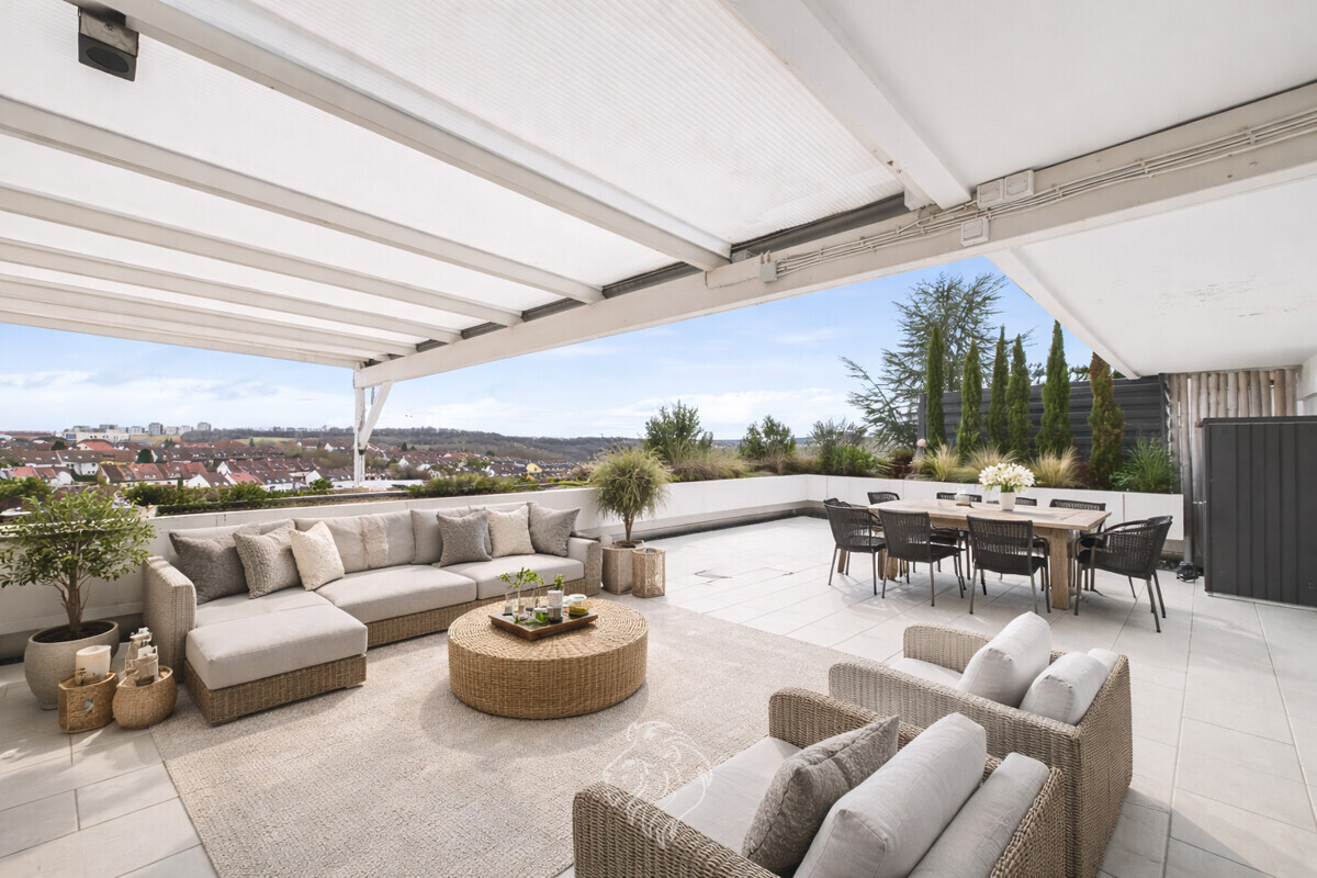 Einrichtungsbeispiel Terrasse