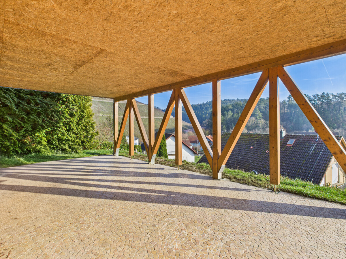 Überdachte Terrasse