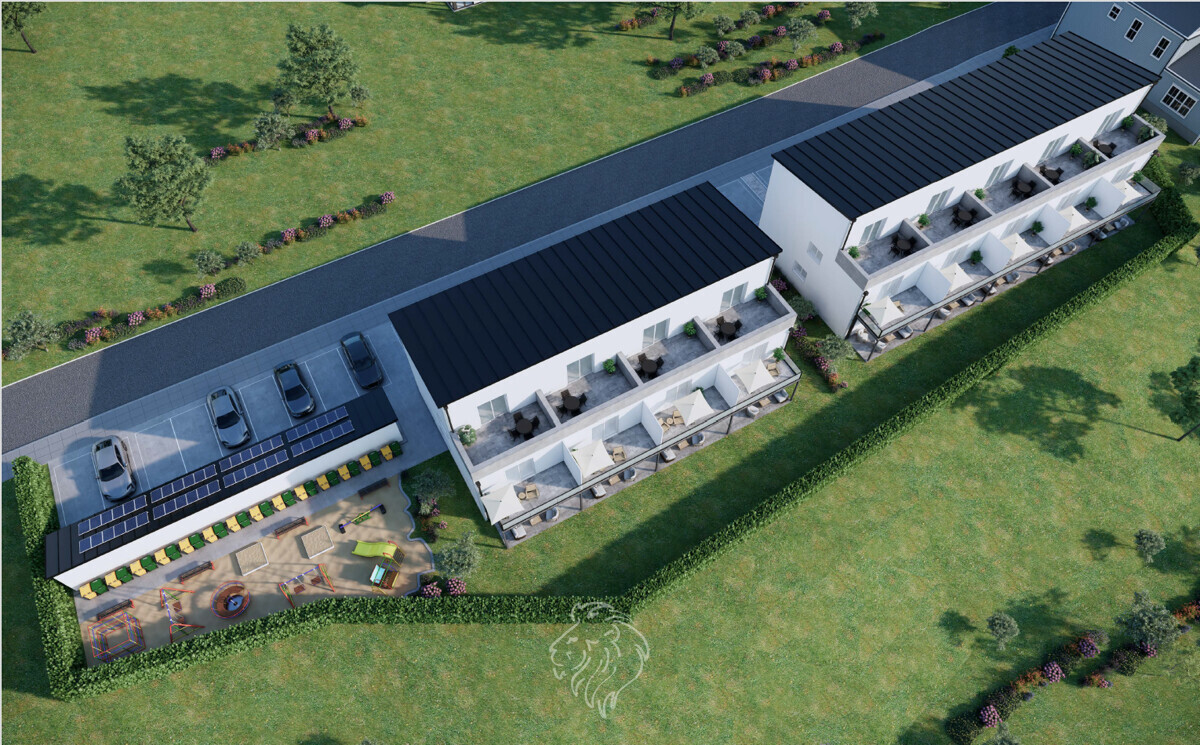 Vogelperspektive Rückansicht