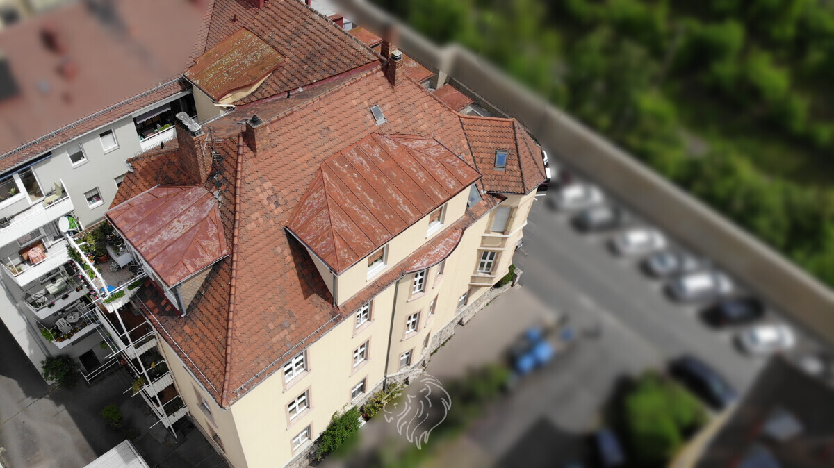 Drohne Seitenansicht