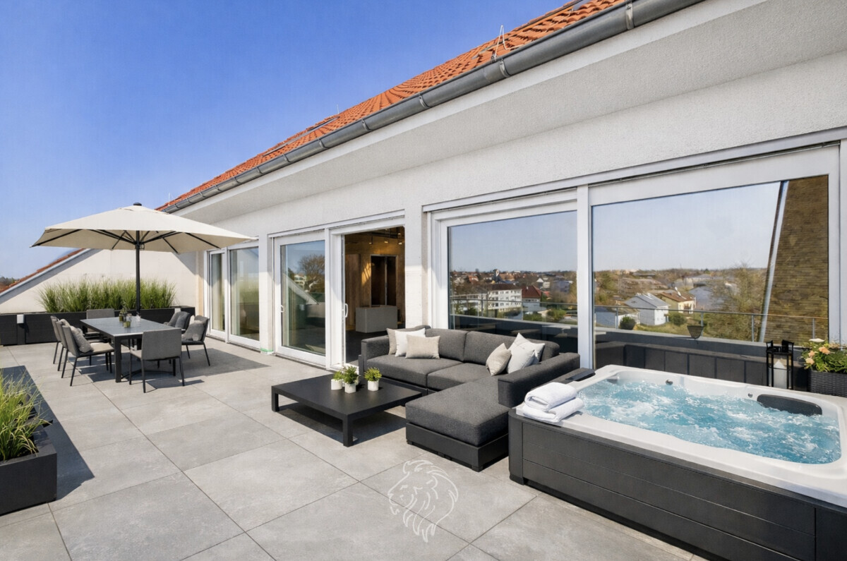 Dachterrasse visualisiert