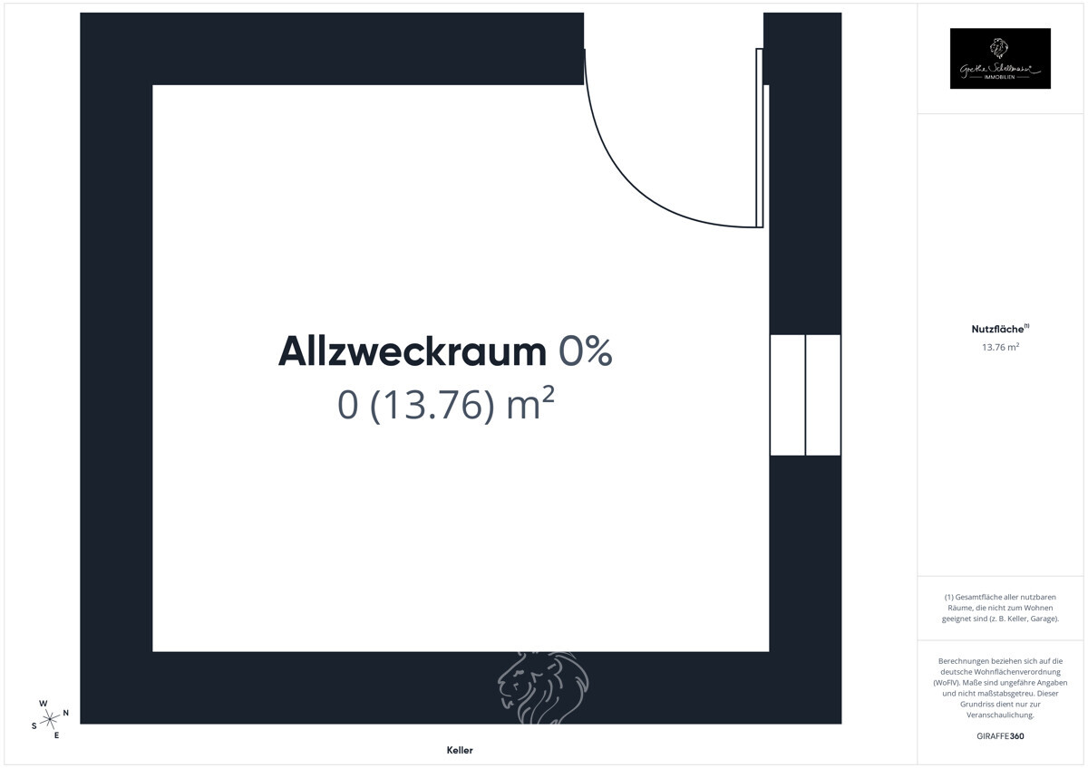 Grundriss Keller 