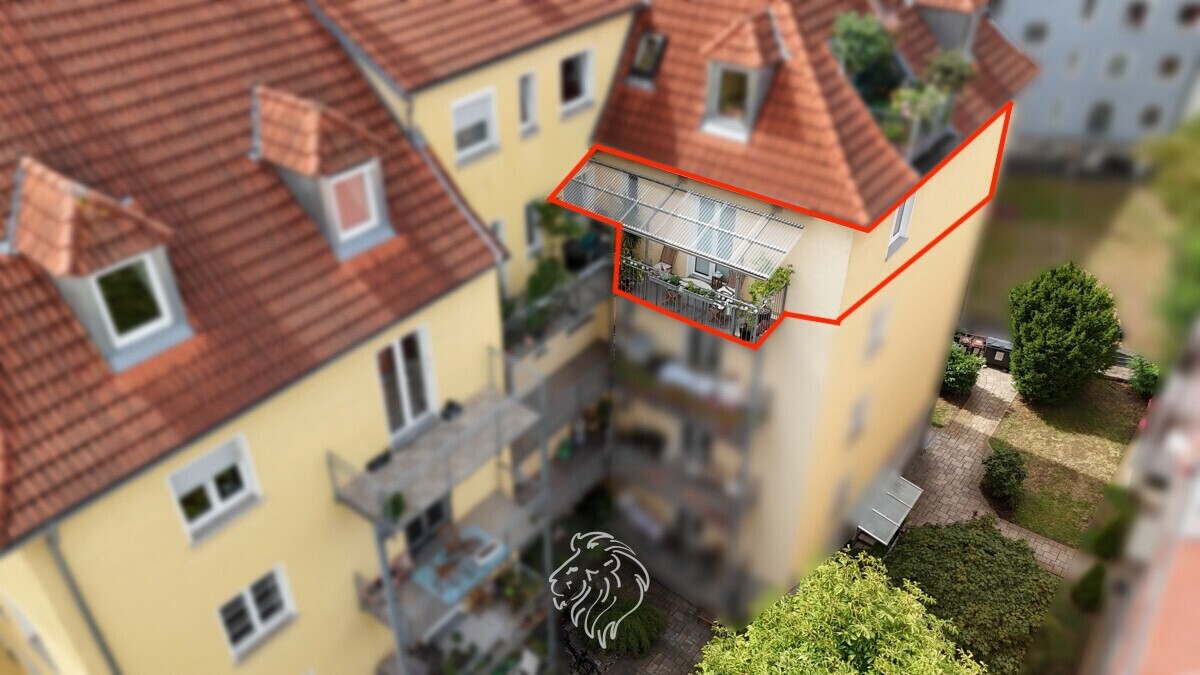 Blick auf die Terrasse