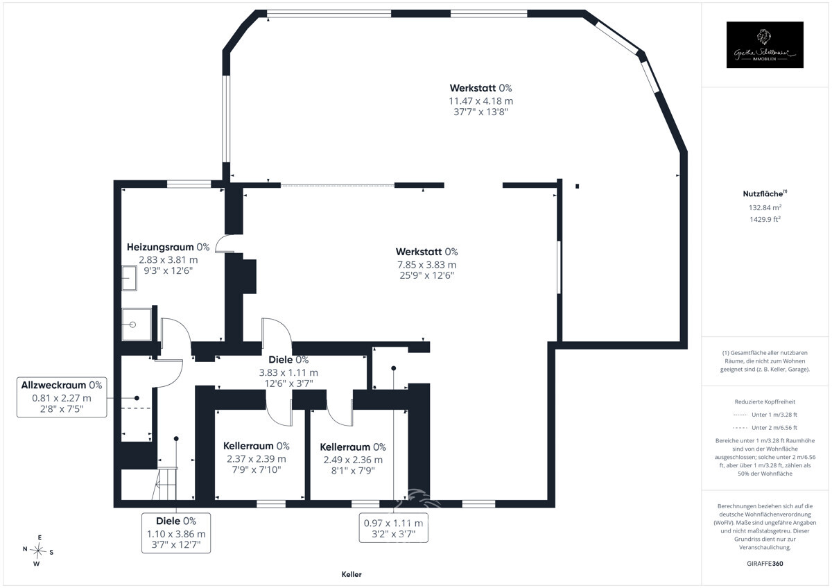Grundriss KG 