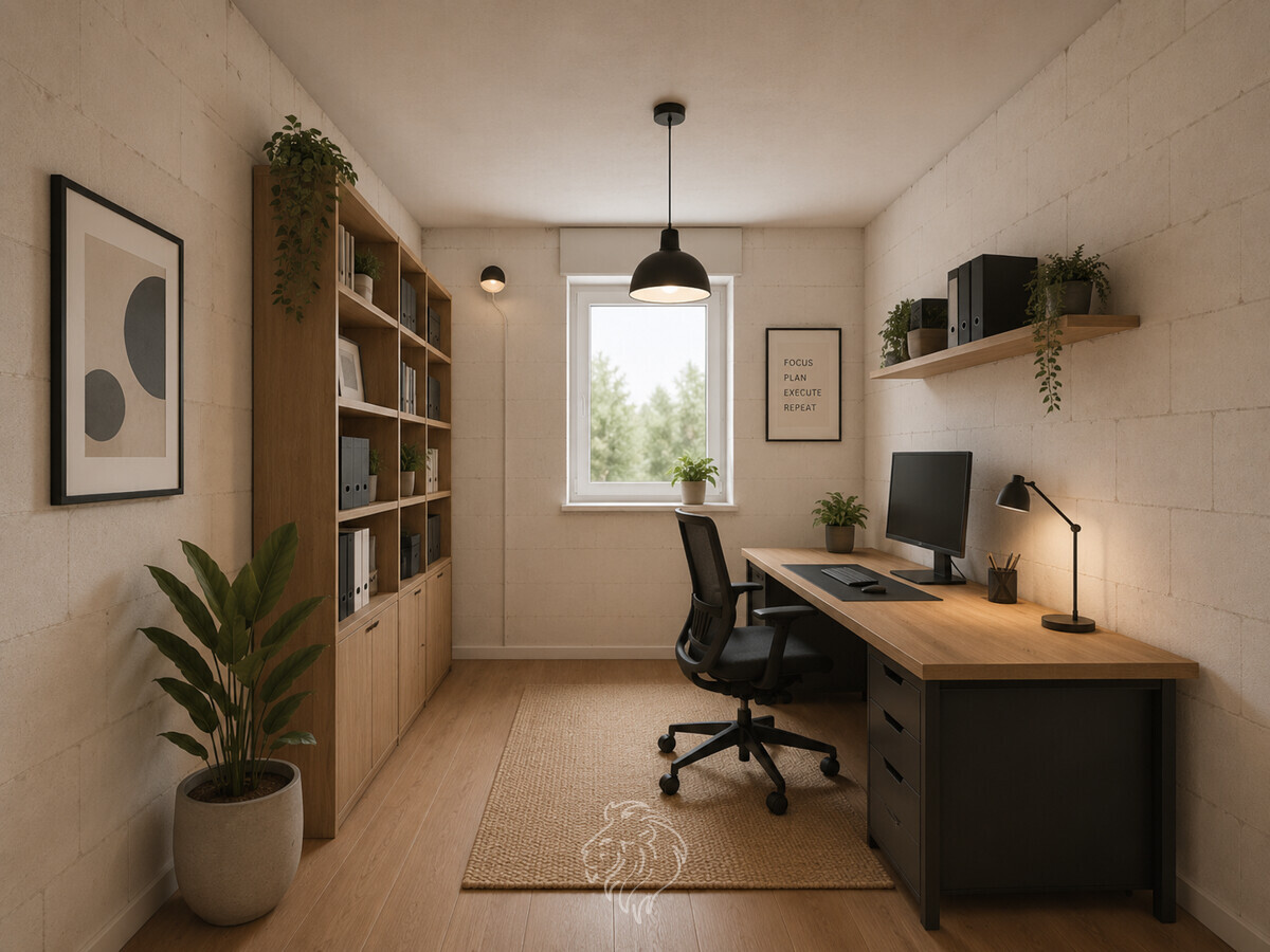 Büro visualisiert 