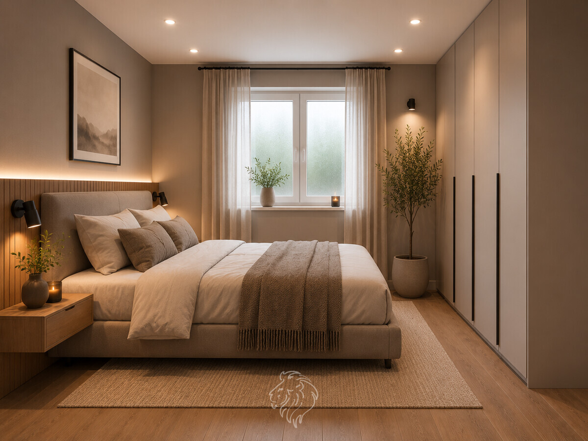 Schlafzimmer visualisiert