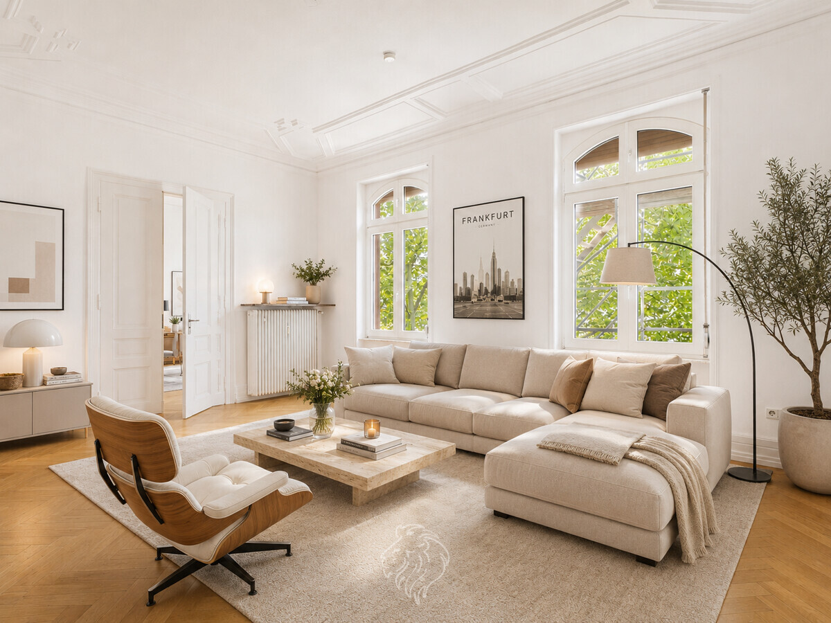 Einrichtungsbeispiel Wohnzimmer