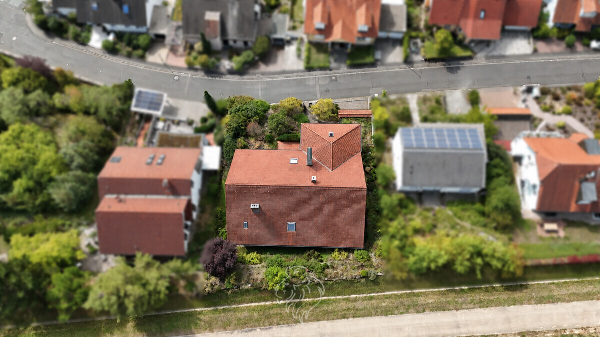 Vogelperspektive (Dach wurde mit Ki gesäubert)