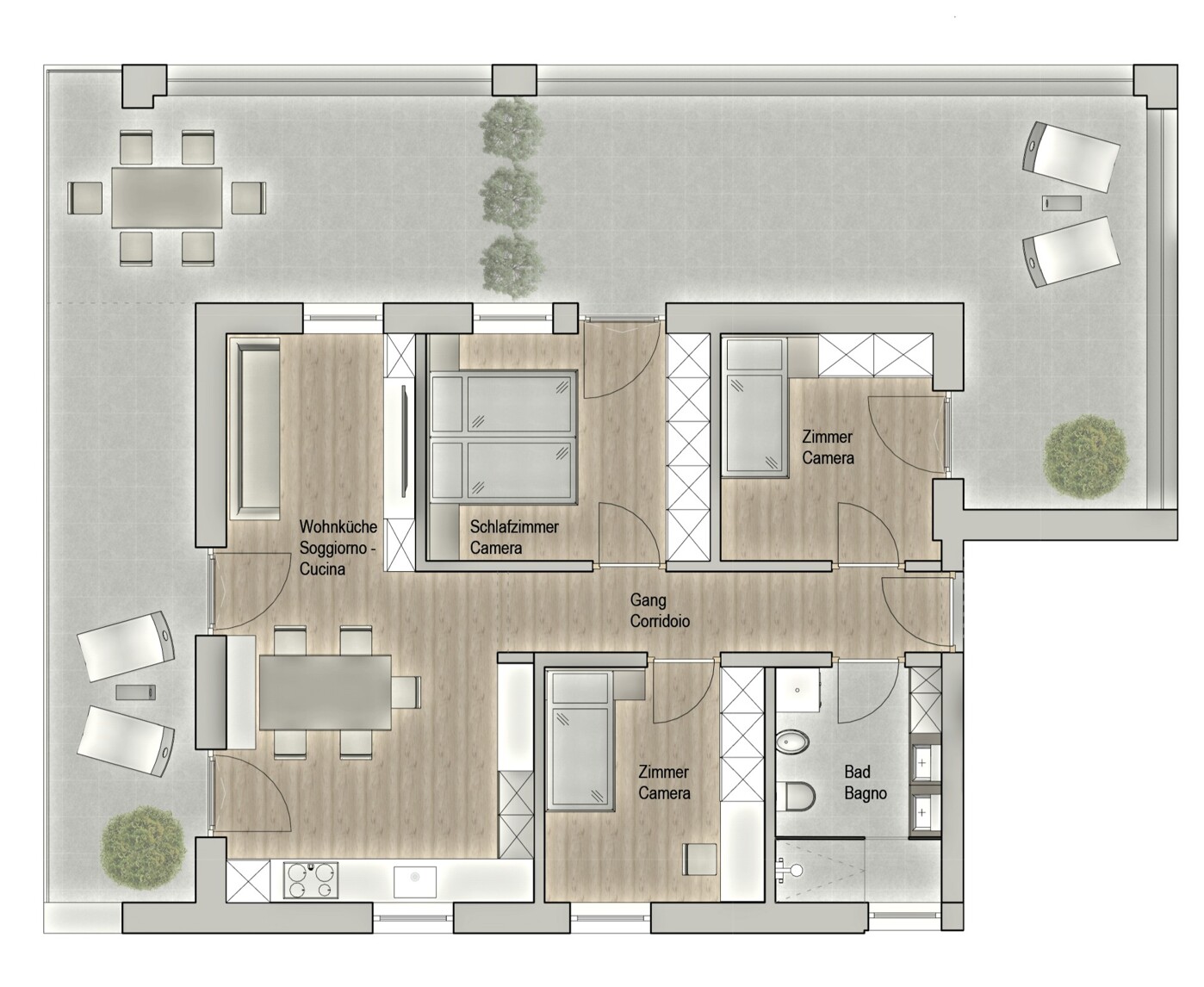 Piantina - Plan