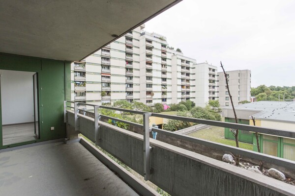 Blick vom Balkon