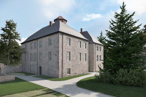 Anpassung 3D-Visualisierung Schloss Steinburg Web