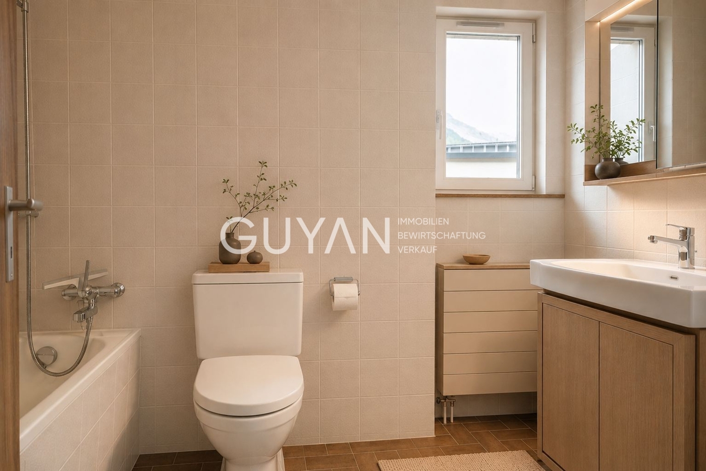 Badezimmer visualisiert