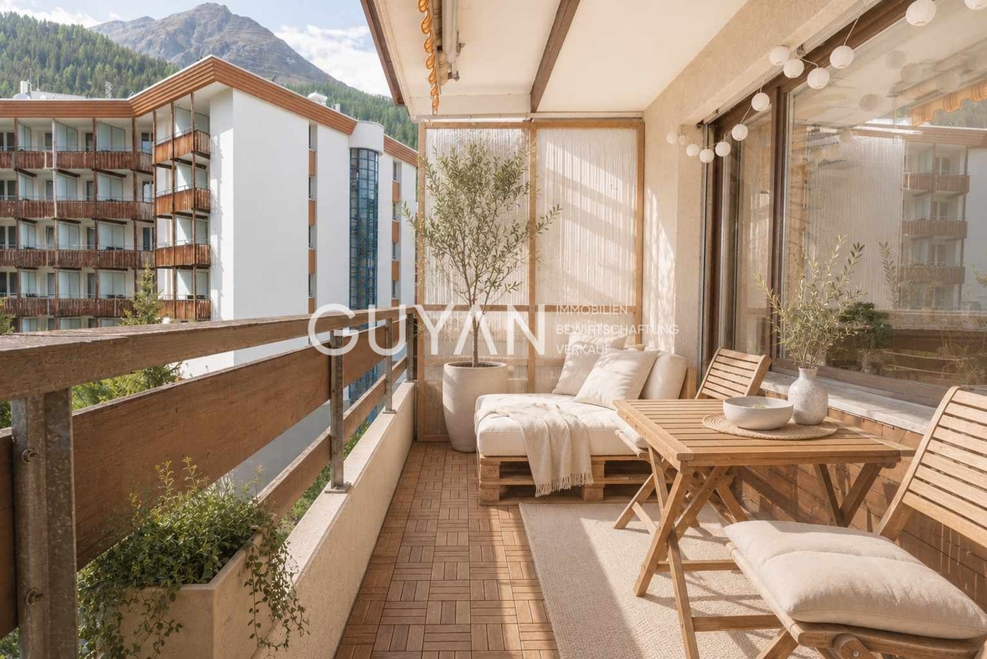 Balkon visualisiert