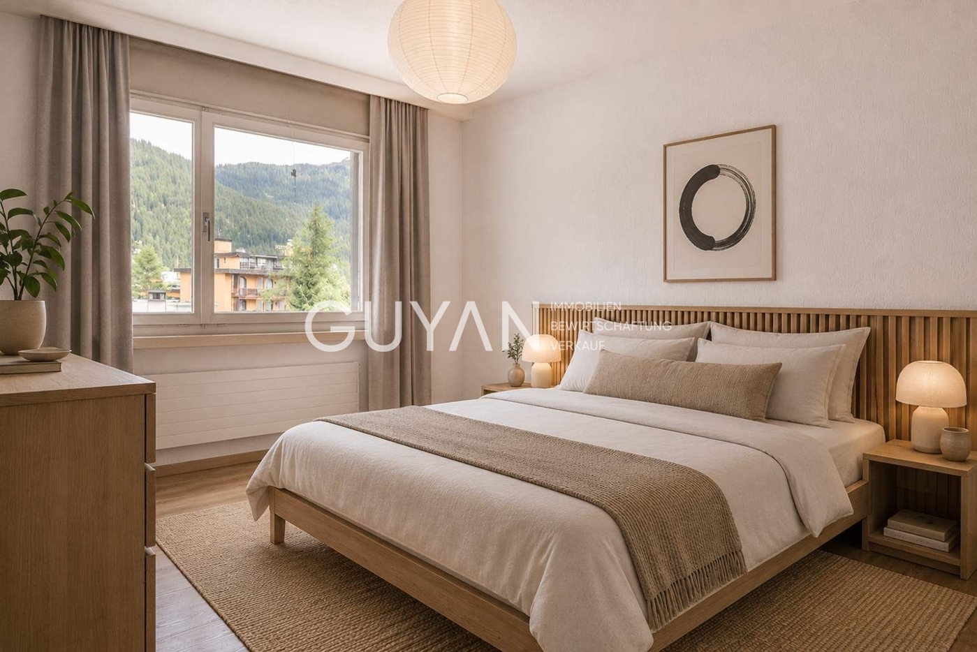 Schlafzimmer 1 visualisiert