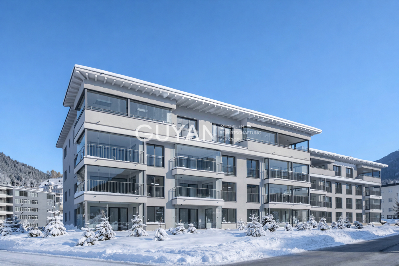 Aussenansicht Winter A und B