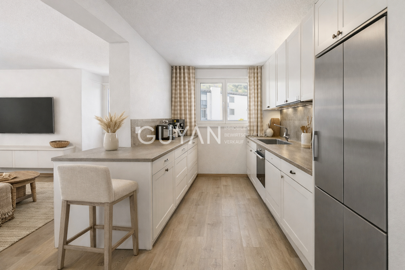 Visualisierung offene Küche