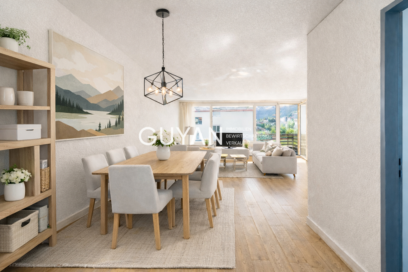 Visualisierung Ess- und Wohnbereich 2