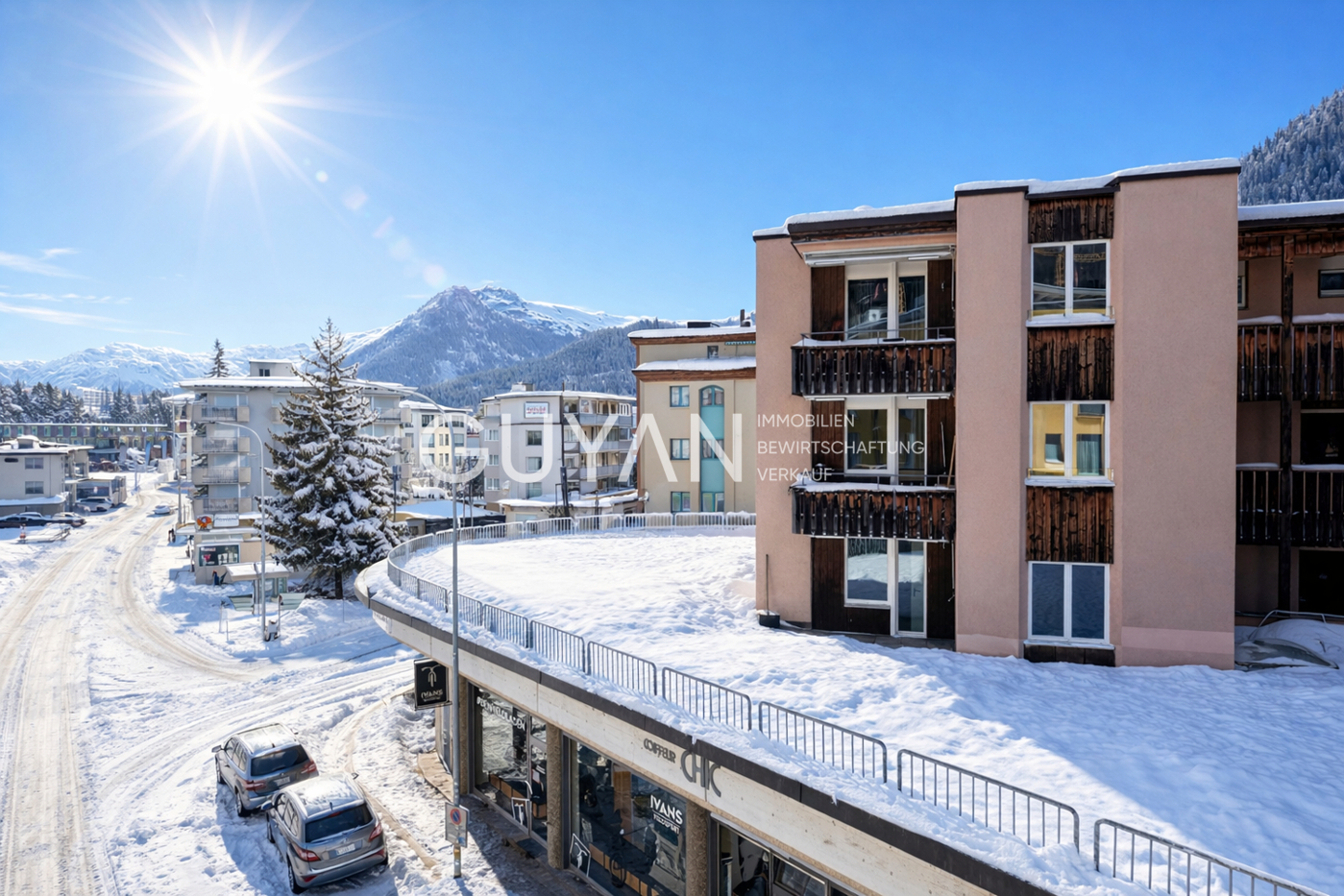 Ansicht Richtung Seehorn (KI bearbeitet)