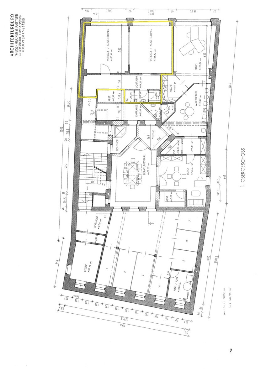 Grundriss 1 OG