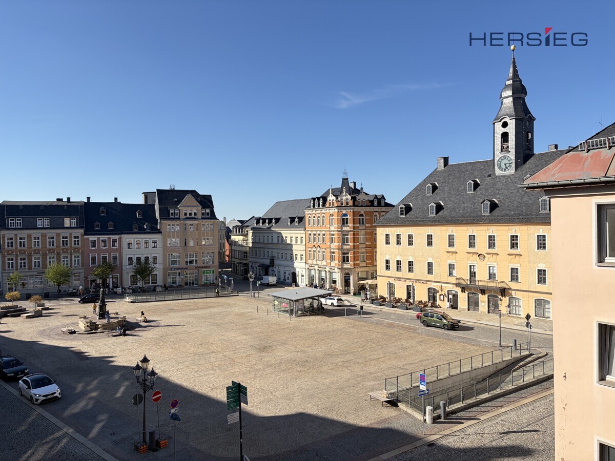 Blick auf Markt