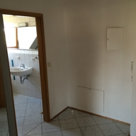 Flurnische Blick ins Bad