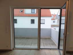 Blick auf dem Balkon