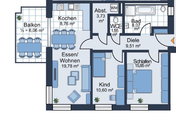 Grundriss W8