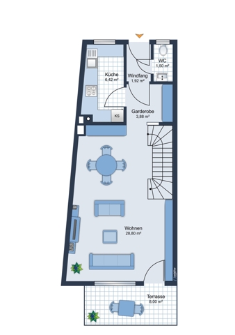 Grundriss Erdgeschoss