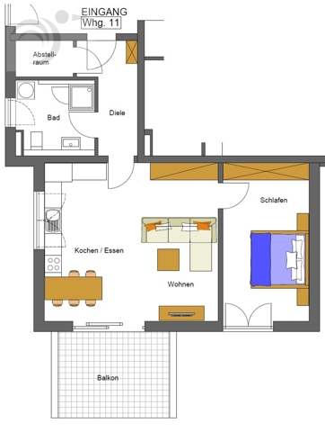 Innenstadtnahe 2-Zimmer-Traumwohnung! - Foto 5