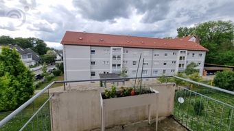 Blick vom Balkon
