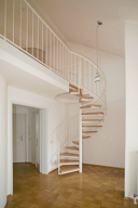 Blick zur Wendeltreppe