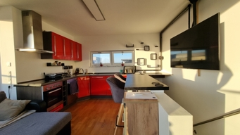 Wohn- und Essbereich mit Küche