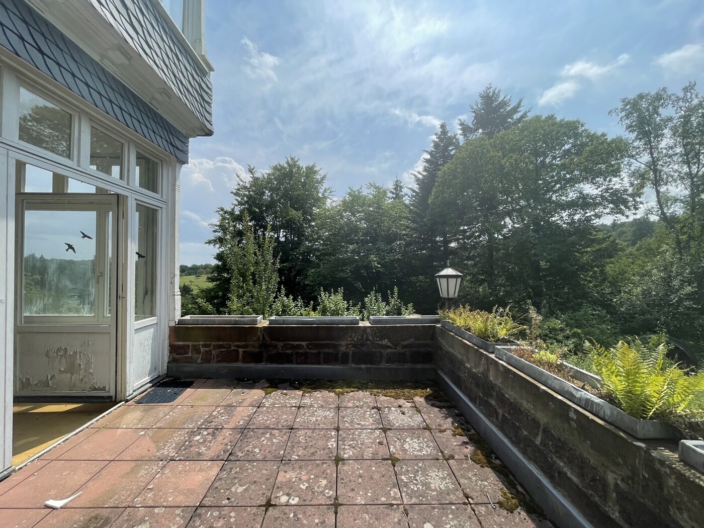 Sonnige Terrasse