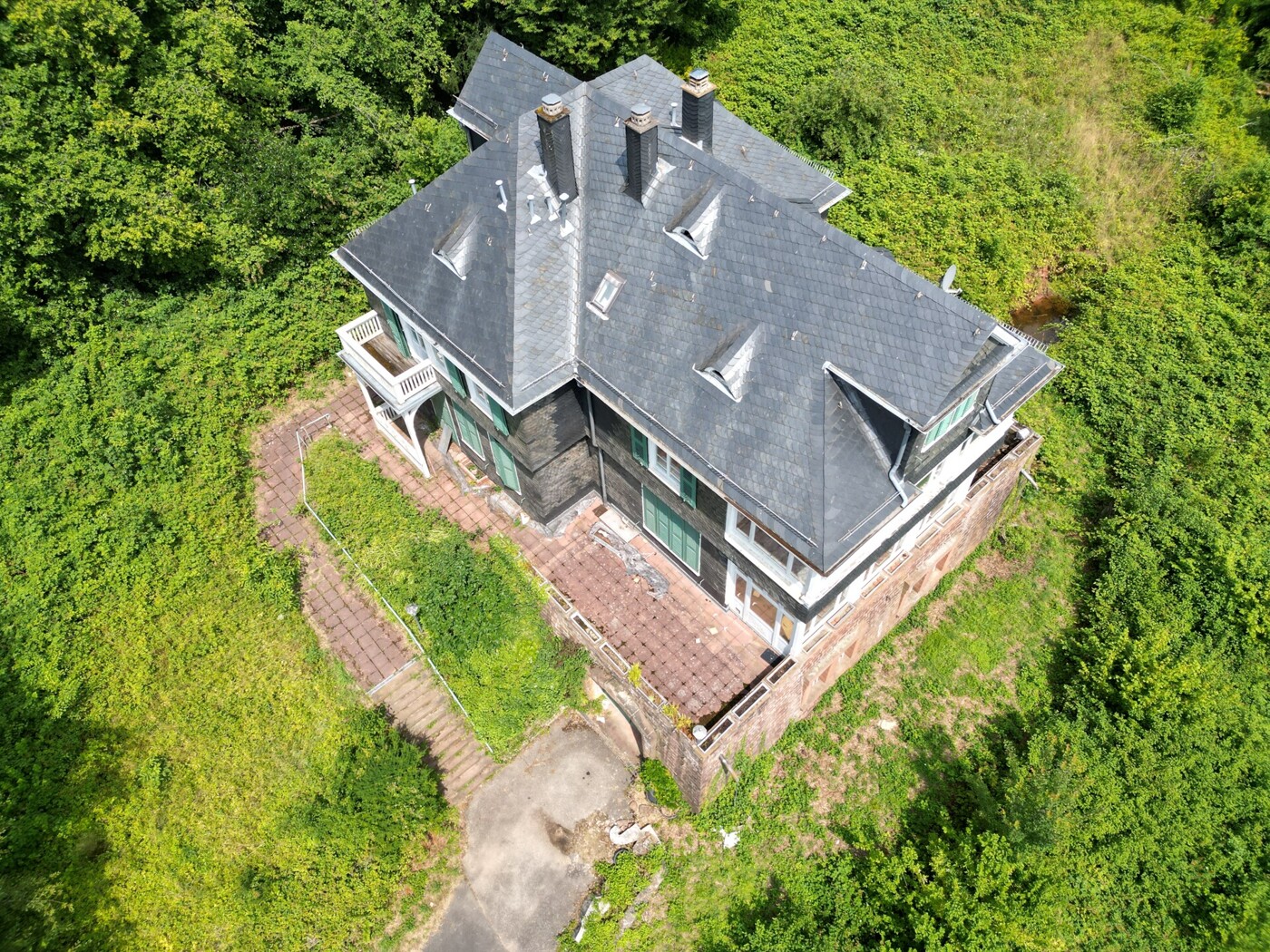 Blick auf die Große Terrasse