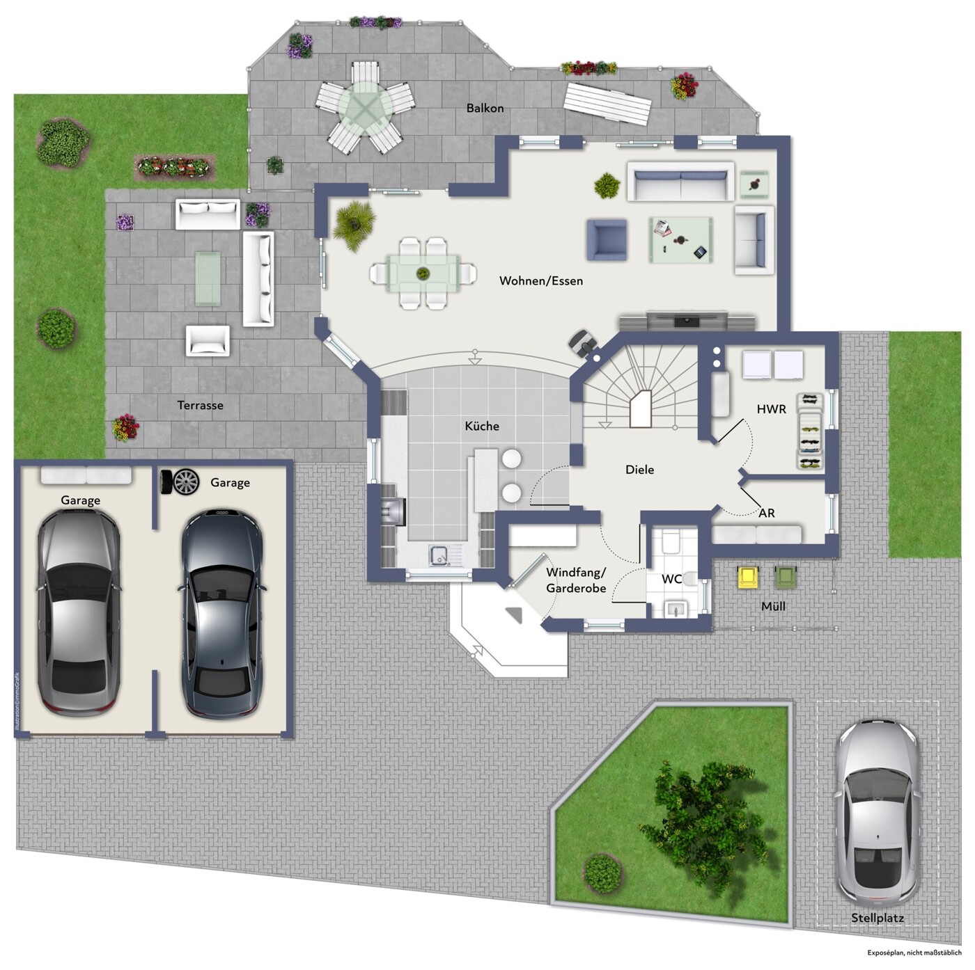 Grundriss EG
