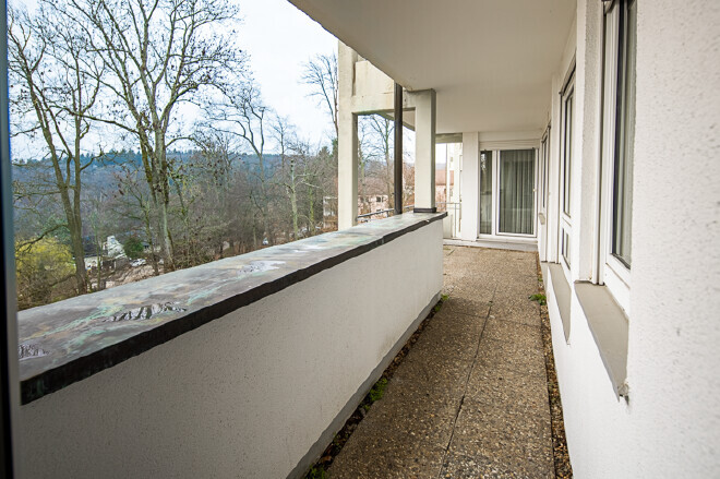 Geräumiger Balkon